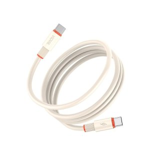 Kabel VIDVIE CB408 Type C/Type C 100W, 1.2m beżowy