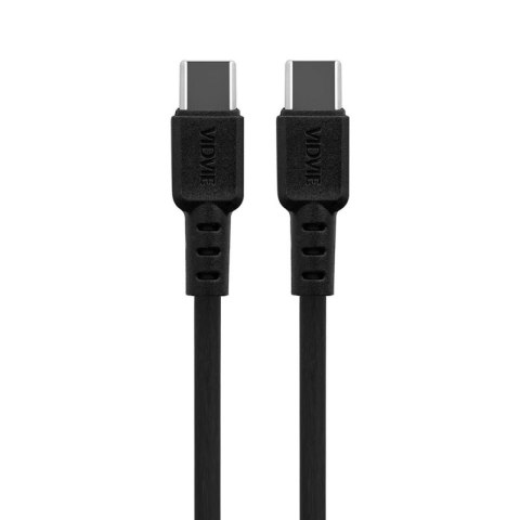 Ładowarka samochodowa VIDVIE CC543 2xType-C + kabel Type-C/Type-C 30W szary