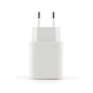Ładowarka sieciowa VIDVIE PLE269 1xUSB + 1xType C 3A PD 30W biały