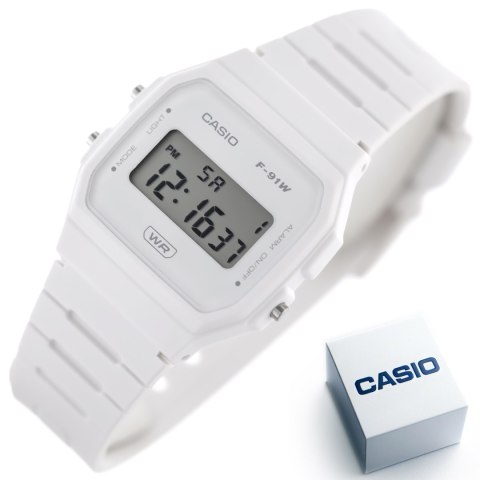 ZEGAREK MĘSKI CASIO F-91WB-7A + BOX