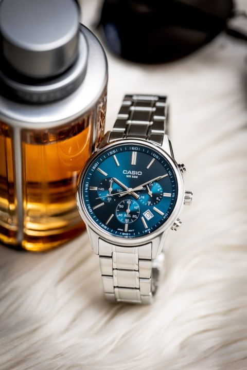 ZEGAREK MĘSKI CASIO MTP-E515D-2A1 (zd265b) + BOX