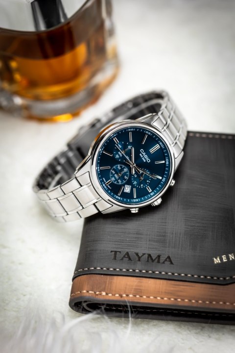 ZEGAREK MĘSKI CASIO MTP-E515D-2A1 (zd265b) + BOX