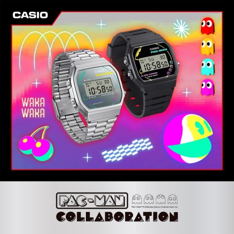 ZEGAREK UNISEX CASIO PAC MAN Vintage A168WEPC-7ADR + BOX