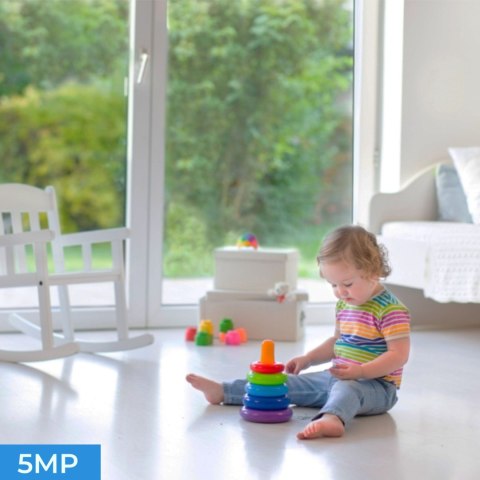 Kamera IP Reolink E Series E331 5MP Wi-Fi niania wewnętrzna biała