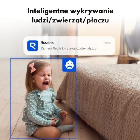 Kamera IP Reolink E Series E331 5MP Wi-Fi niania wewnętrzna biała