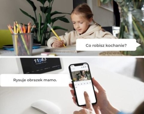 Kamera IP Reolink E Series E331 5MP Wi-Fi niania wewnętrzna biała