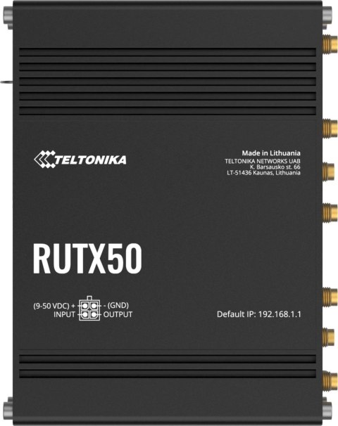 Teltonika RUTX50 router przemysłowy 5G (RUTX5000AC00)