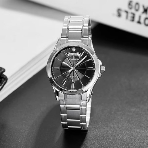 ZEGAREK MĘSKI CASIO MTP-1381D-8A (zd076g) + BOX