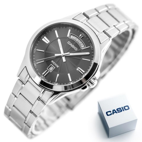 ZEGAREK MĘSKI CASIO MTP-1381D-8A (zd076g) + BOX