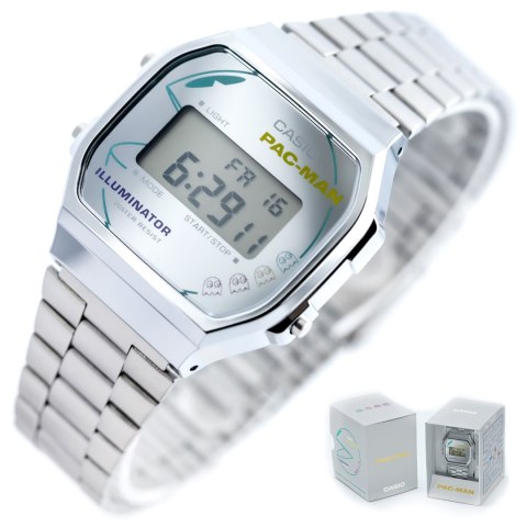 ZEGAREK UNISEX CASIO PAC MAN Vintage A168WEPC-7ADR + BOX