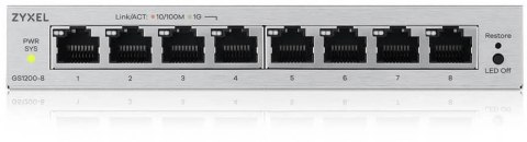 Switch Zyxel GS1200-8 v3 8xGbE Web Smart