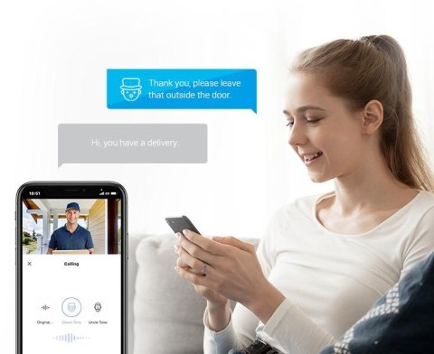 Wizjer do drzwi Ezviz CP4 6MP Wi-Fi srebrny