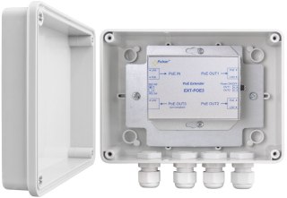 EXTENDER POE PULSAR EXT-POE3H W OBUDOWIE HERMETYCZNEJ DO 3 KAMER IP