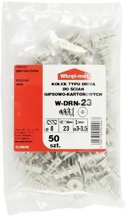 KOŁEK NYLONOWY W-DRN-23 DRIVA 50szt. WOREK
