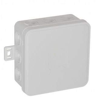 Puszka natynkowa pusta 12 wlotów VIPLAST V6 klik BIAŁA IP54 85x85x41mm 036-01