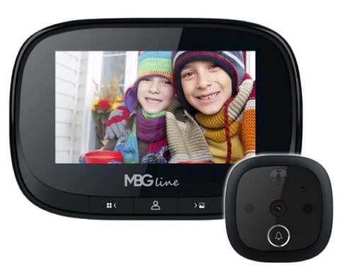 Kamera MBG Line SF55 Black Edition wizjer do drzwi