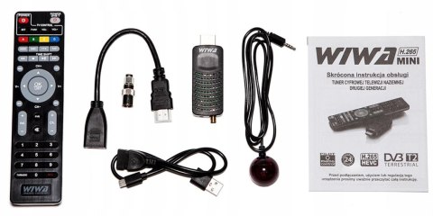 Tuner DVB-T/T2 WIWA H.265 MINI