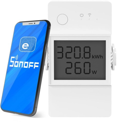 SONOFF POW Elite | POWR320D | Przekaźnik Wifi z funkcją pomiaru zużycia prądu i mocy