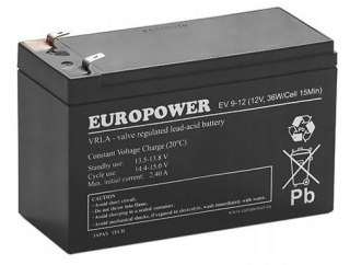 Akumulator AGM EUROPOWER serii EV 12V 8Ah / C10 (Żywotność 6-9 lat) T1