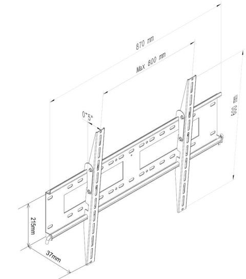 Uchwyt TV ścienny LED/LCD ART 37-100
