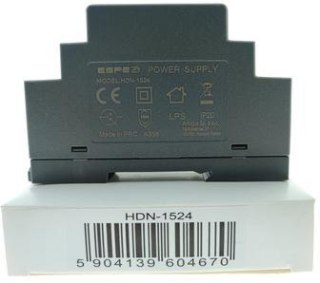 ZASILACZ IMPULSOWY NA SZYNĘ DIN ESPE HDN-1524 24V/15W/0.63A