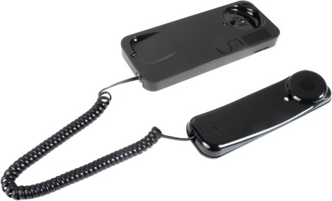 DOMOFON CYFRAL COSMO 1-LOKATORSKI KASETA CZARNA/UNIFON CZARNY