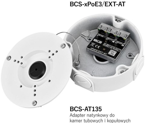 Switch POE BCS POWER BCS-xPoE3/EXT-AT