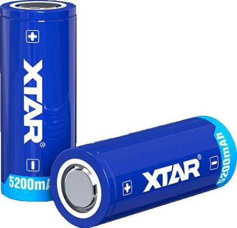 Akumulator 26650 Li-Ion 3,7V Xtar 5200mAh (1 szt.) z zabezpieczeniem