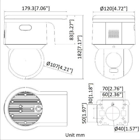 KAMERA IP PTZ HIKVISION DS-2DE3A400BW-DE/W(F1)(T5) PL