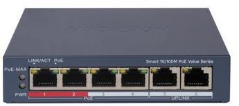 Switch Hikvision DS-3E1106P-EI/M