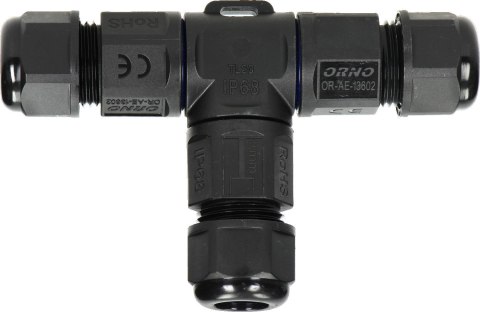 Konektor Mufa kablowa trójnik T IP68, 3x4mm², 450V/25A OR-AE-13602