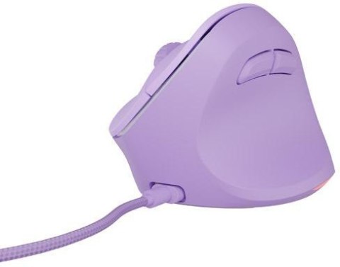 Mysz wertykalna Natec Crake 2 Pro 12800DPI lawendowy
