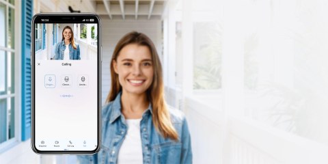 Wizjer do drzwi Ezviz EP4 8MP Wi-Fi złoty