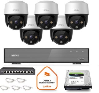 Zestaw monitoringu Imou 5x kamera Cruiser 4MP POE