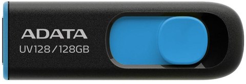 Adata Pendrive UV128 128GB USB 3.2 Gen1 czarno - niebieski