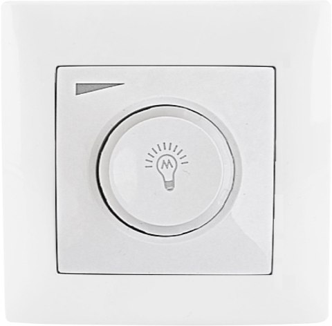 Ściemniacz obrotowy LED 200/600W VCX WESA LC 36A Biały