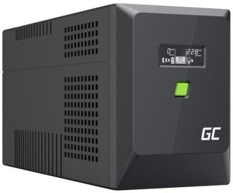 UPS ZASILACZ AWARYJNY Greencell PowerProof 2000VA 1400W LCD CZYSTA SINUSOIDA
