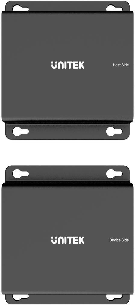 Unitek Przedłużacz USB-C na 4× USB-A przez Ethernet, zasięg do 150 m 480Mbps