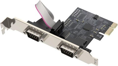 Unitek PCI Express kontroler 2x RS-232