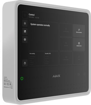 Ajax EN54 Fire Hub Jeweller - white