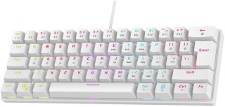 Klawiatura przewodowa Rampage PLOWER K60 biały