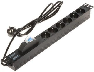 Listwa zasilająca 6 gniazd PD-6/R-1P