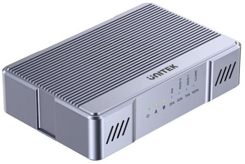 Unitek obudowa 2x M.2 20 Gb/s RAID0, RAID1 + klonowanie