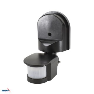 Czujnik ruchu PIR 1200W 180* czarny