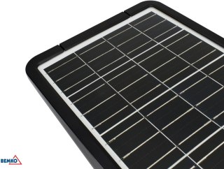 SOLARNA OPRAWA ULICZNA LED BEMKO SOLGER 20W 3000LM 3000/4000/6000K IP65 CZARNA CZ. PIR