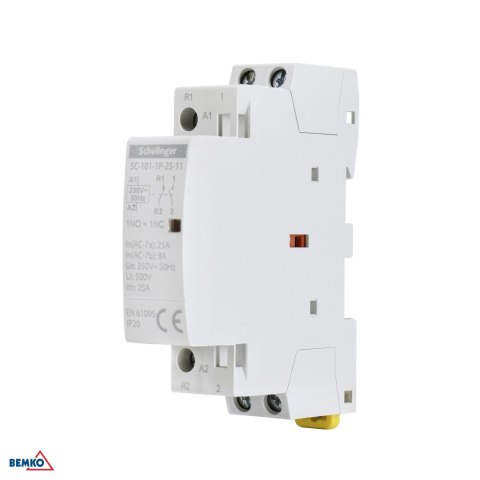 Stycznik modułowy SC101 1P 25A TYP 11 (1NO + 1NC) SCHELINGER
