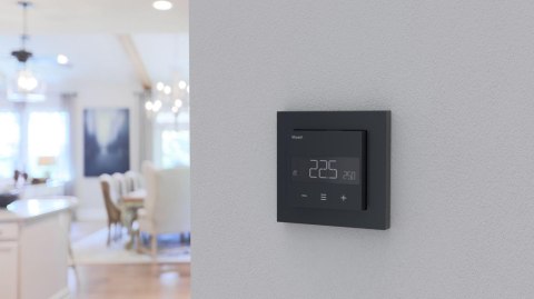 Termostat Heatit WiFi6 Black Matt Wi-Fi Thermostat 3600W 16A