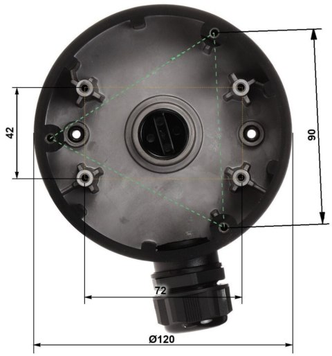 UCHWYT KAMERY STG-1280ZJ-DM46(BLACK)