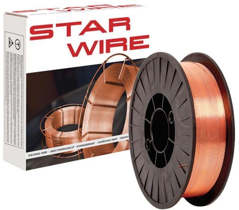 Drut spawalniczy 0.8mm (5kg) STAR WIRE (SP.004.08X)