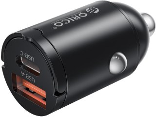 Ładowarka samochodowa Orico USB-C 30W, USB-A 30W